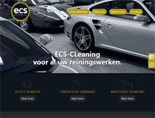 Tablet Screenshot of ecs-cleaning.be